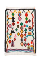 Colorful Berber rug 102 x 166 cm - No. 2344 - Image 2