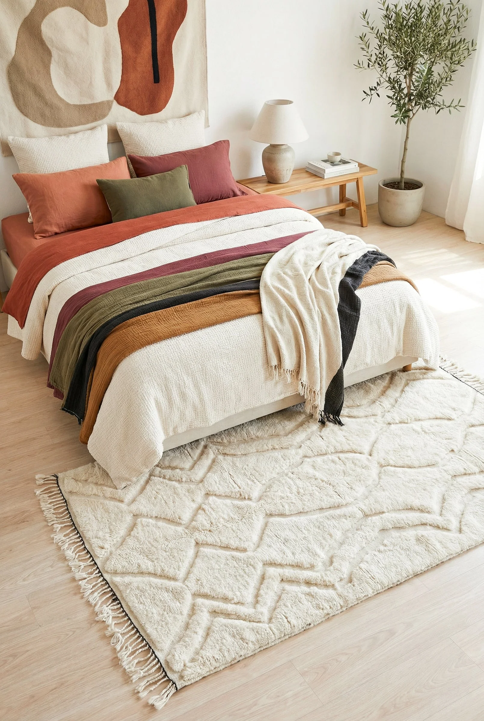 Tapis_berbere_salon_Tamazi-156 Beni Ouarain rug 150 x 281 cm - n°2316 - Image 1